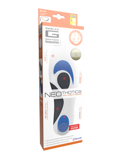 Neo G NeoThotics Silicone Full Length Insoles Box