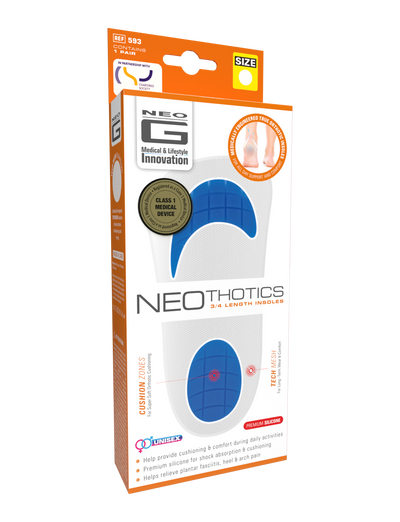 Neo G NeoThotics Silicone 3/4 Length Insoles box