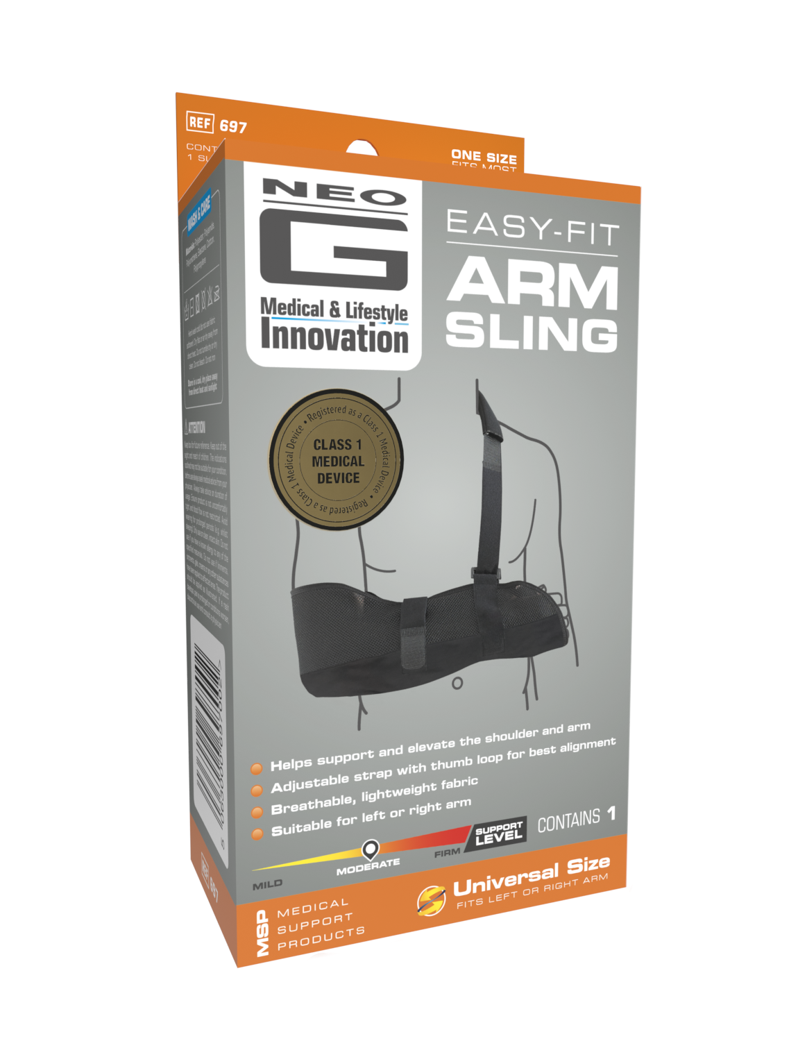 Neo G Easy-Fit Arm Sling Box