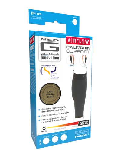 Neo G Airflow Calf/Shin Support box