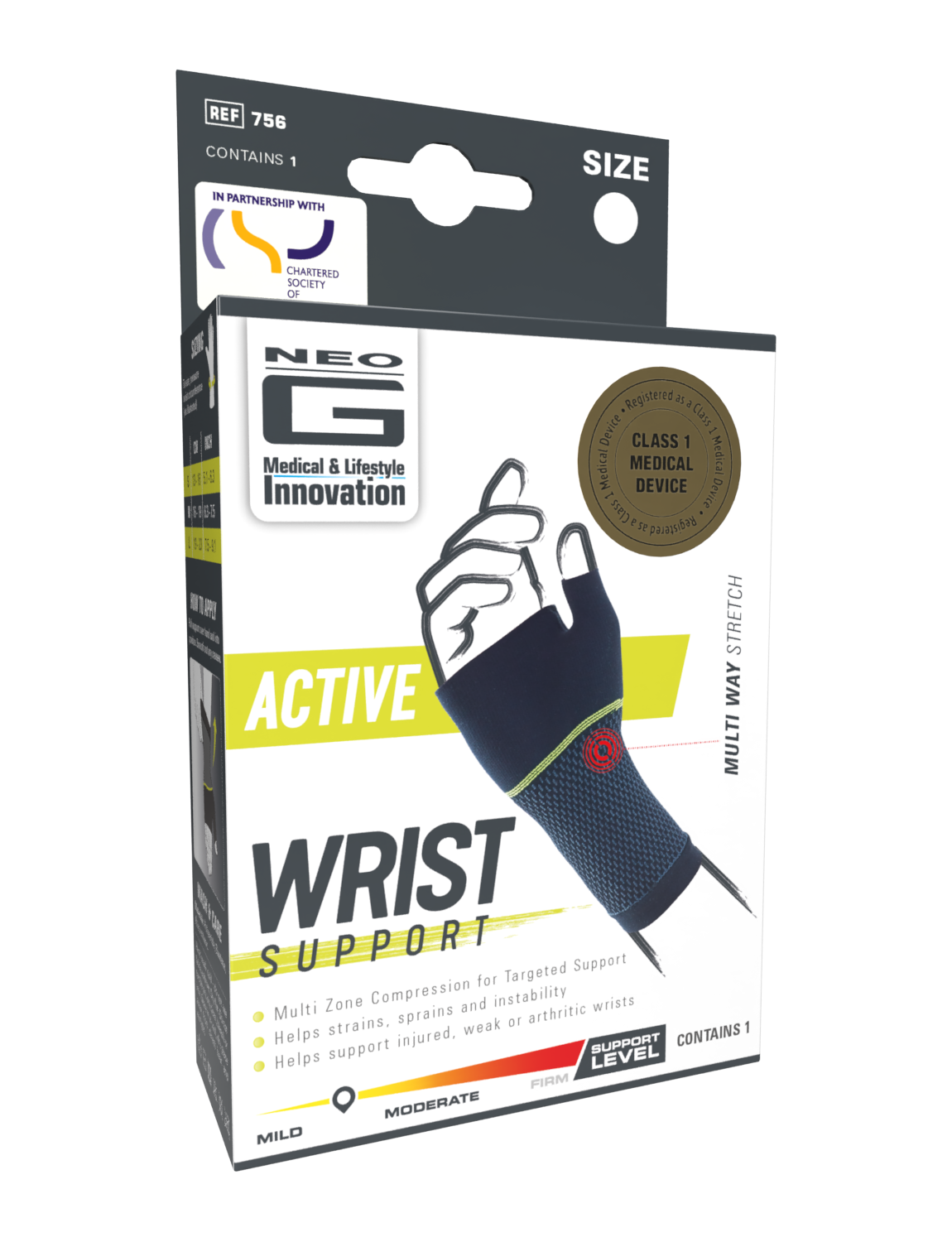 Neo G Active Wrist Support box