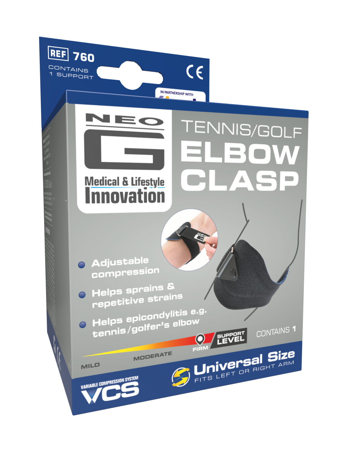 Neo G Tennis/Golf Elbow Clasp Box