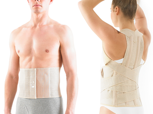 Neo G' Range of Medical Support Products including a hernia support and a posture support