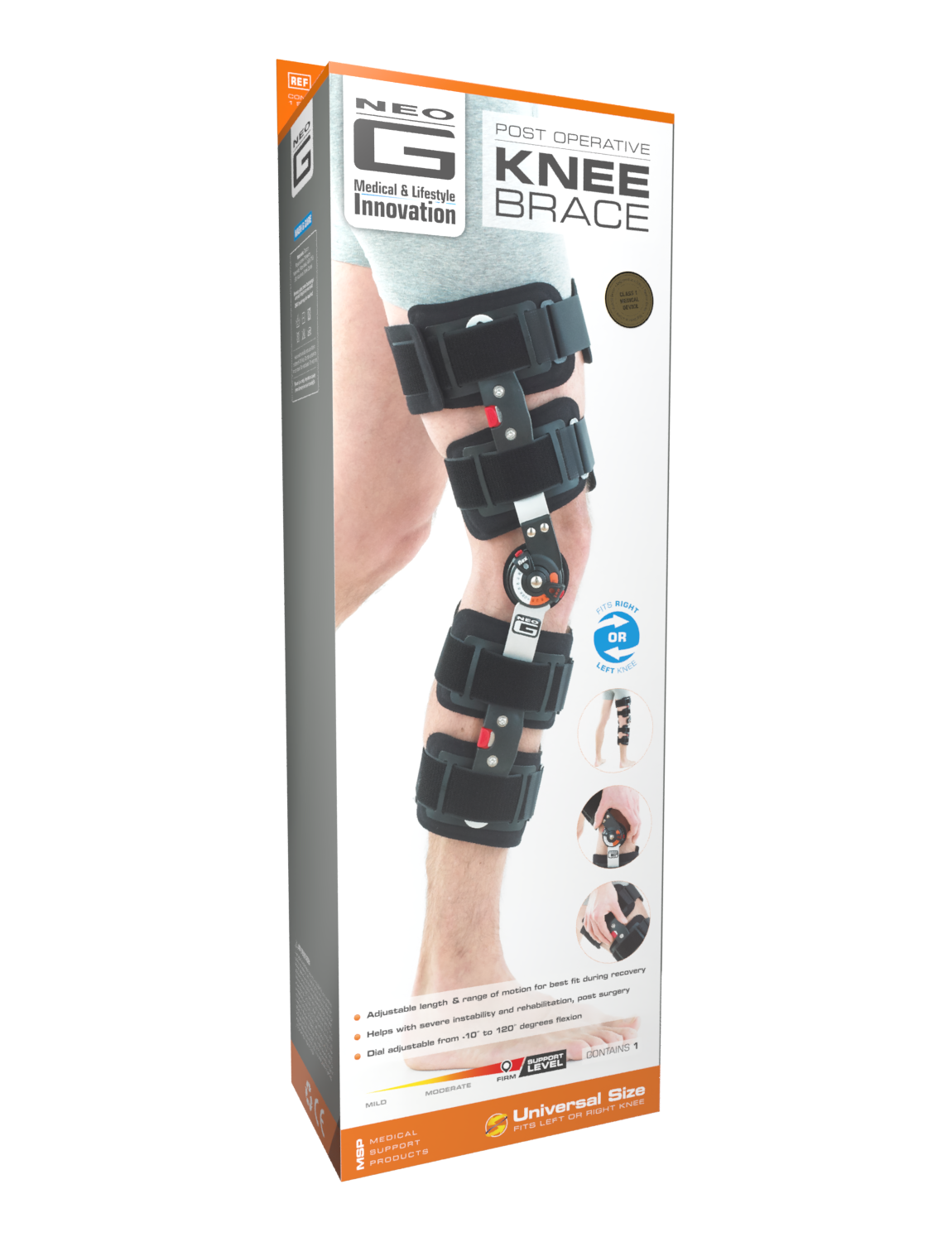 Neo G Post Operative Knee Brace box