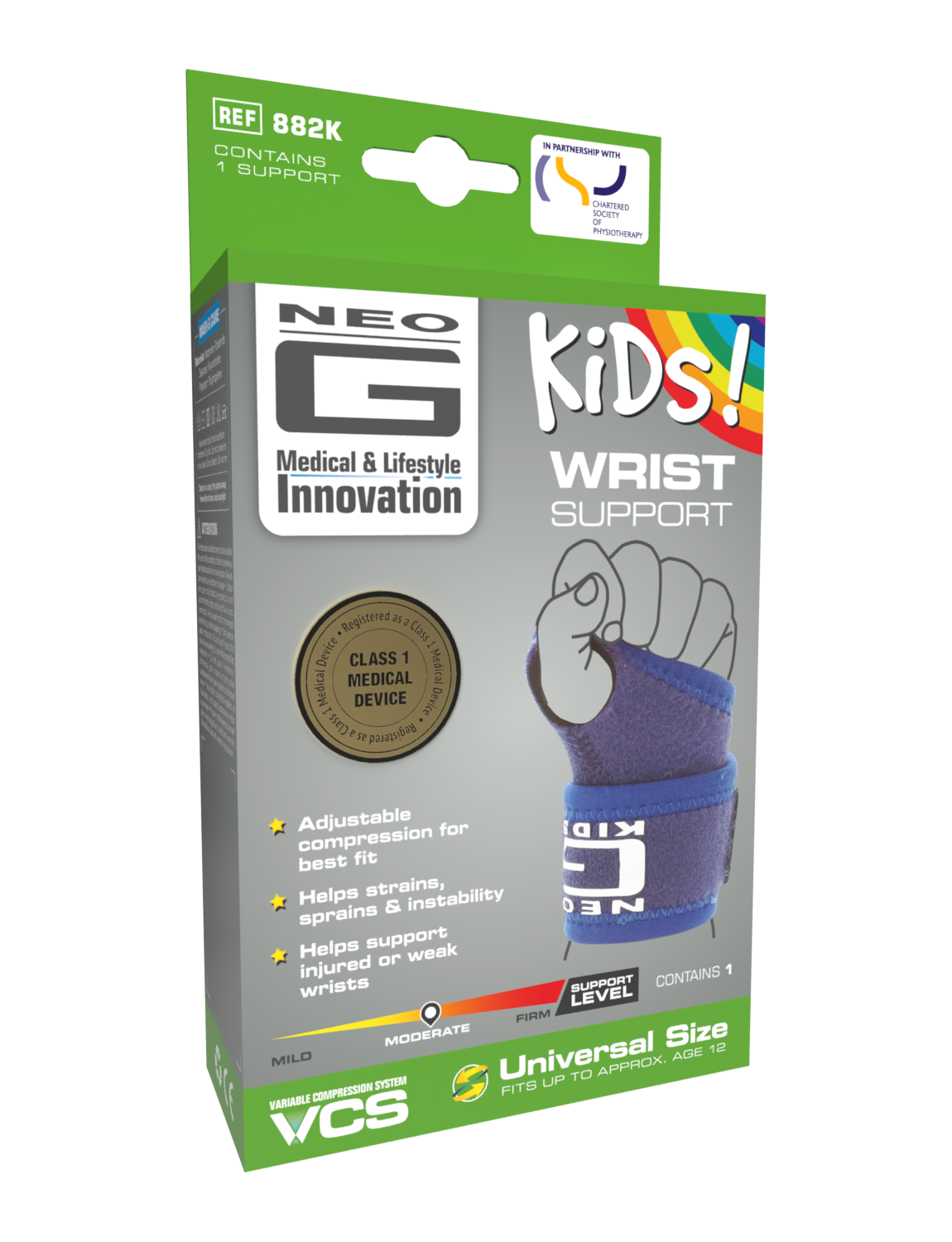 Neo G Kids Wrist Support box