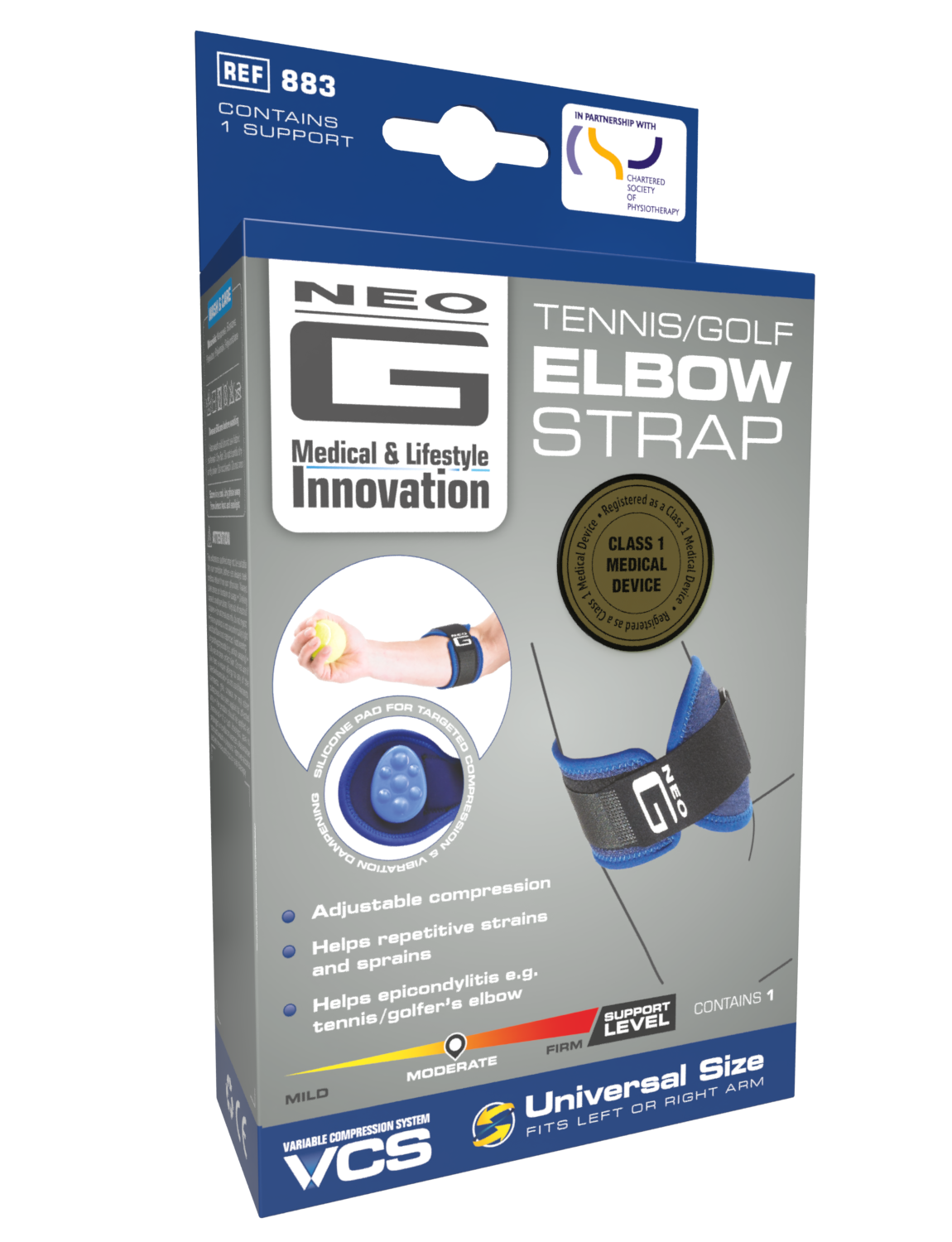 Neo G Tennis/Golf Elbow Strap box