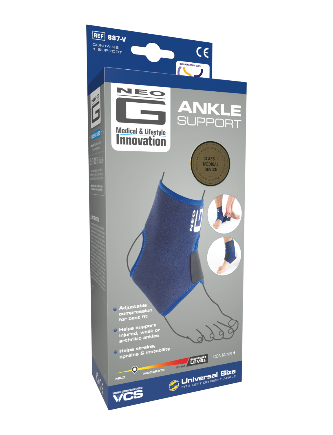 Neo G Ankle Support box