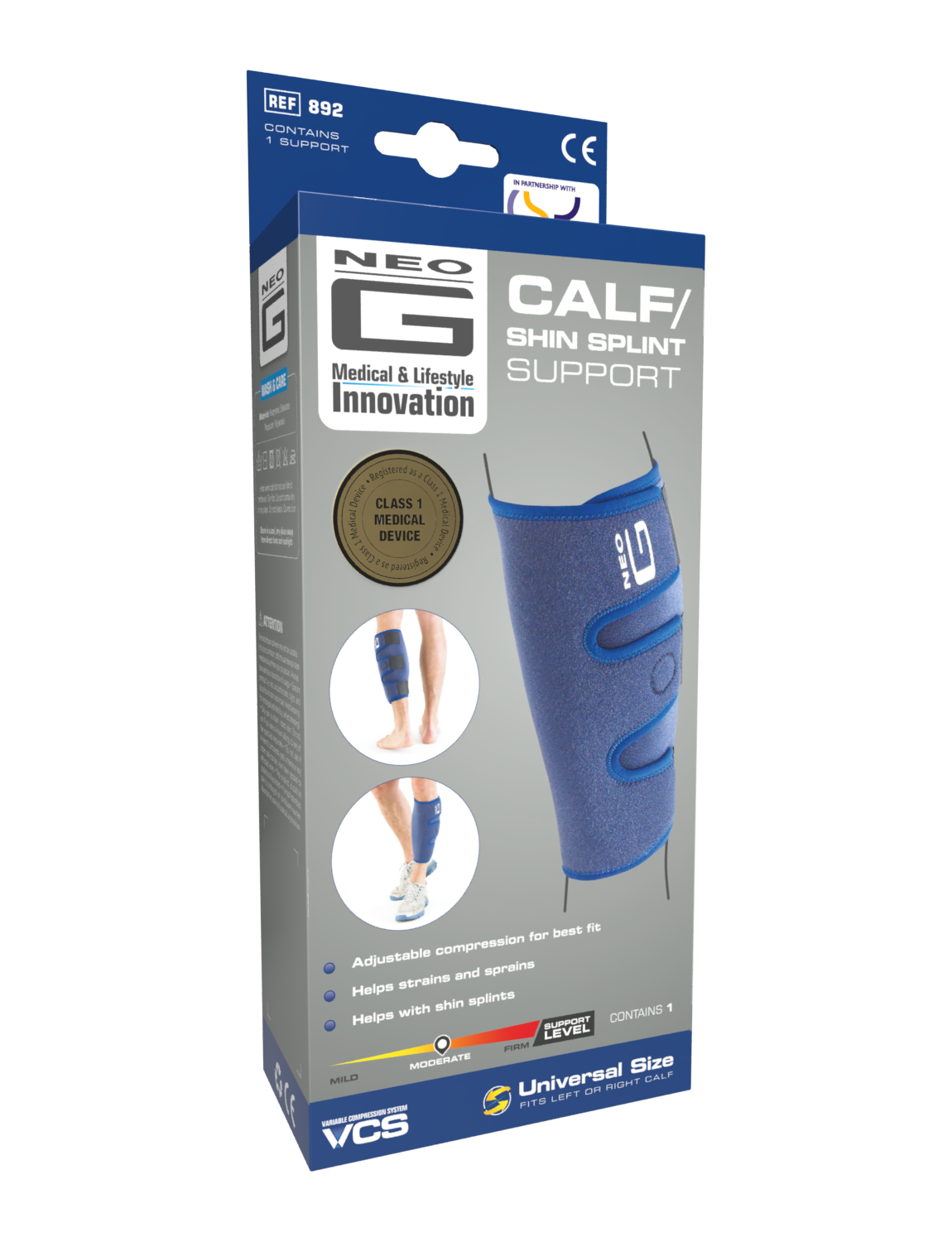 Neo G Calf/Shin Splint Support box