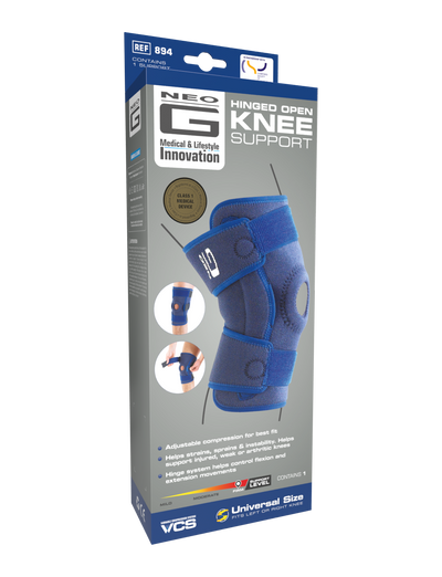 Neo G Hinged Open Knee Support box