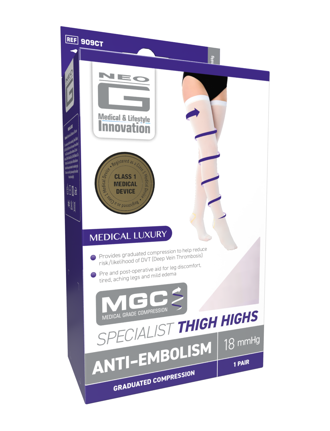 Neo G Anti-Embolism Thigh High box