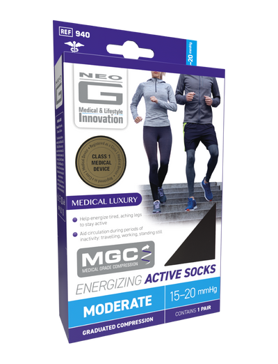 Neo G Energizing Active Socks box