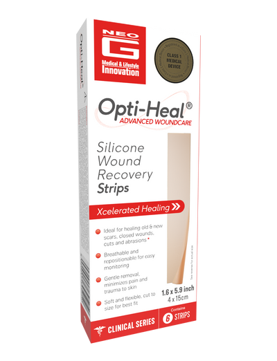 Neo G Silicone Scar & Wound Recovery Strips box