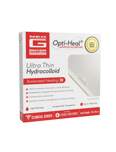 Neo G Opti-Heal Ultra Thin Hydrocolloid box