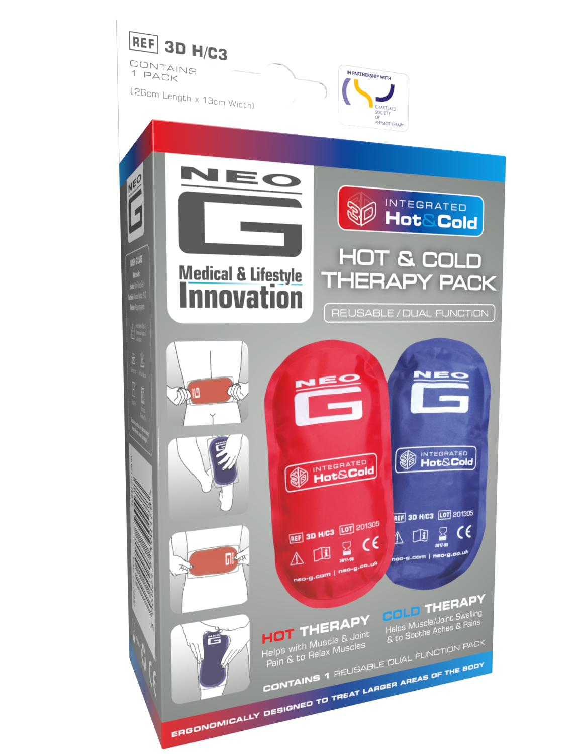 Neo G 3D Hot & Cold Therapy Pack box