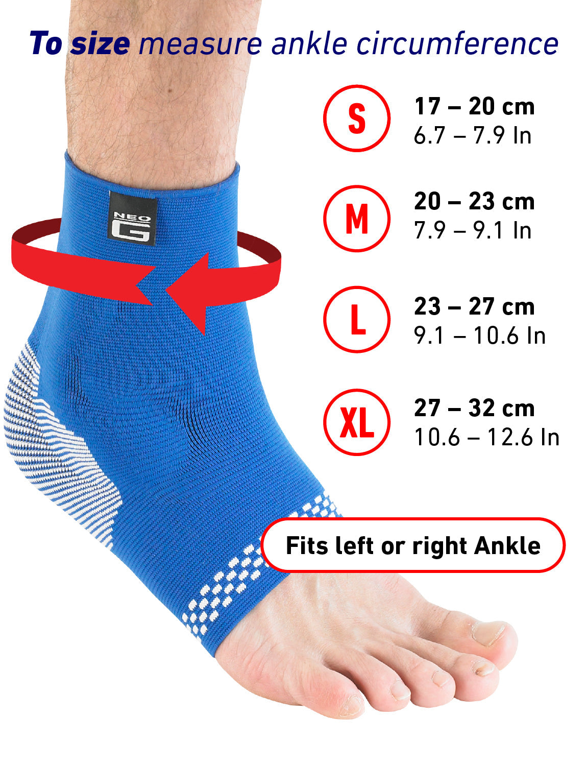 Neo G Airflow Plus Ankle Support with Silicone Joint Cushions