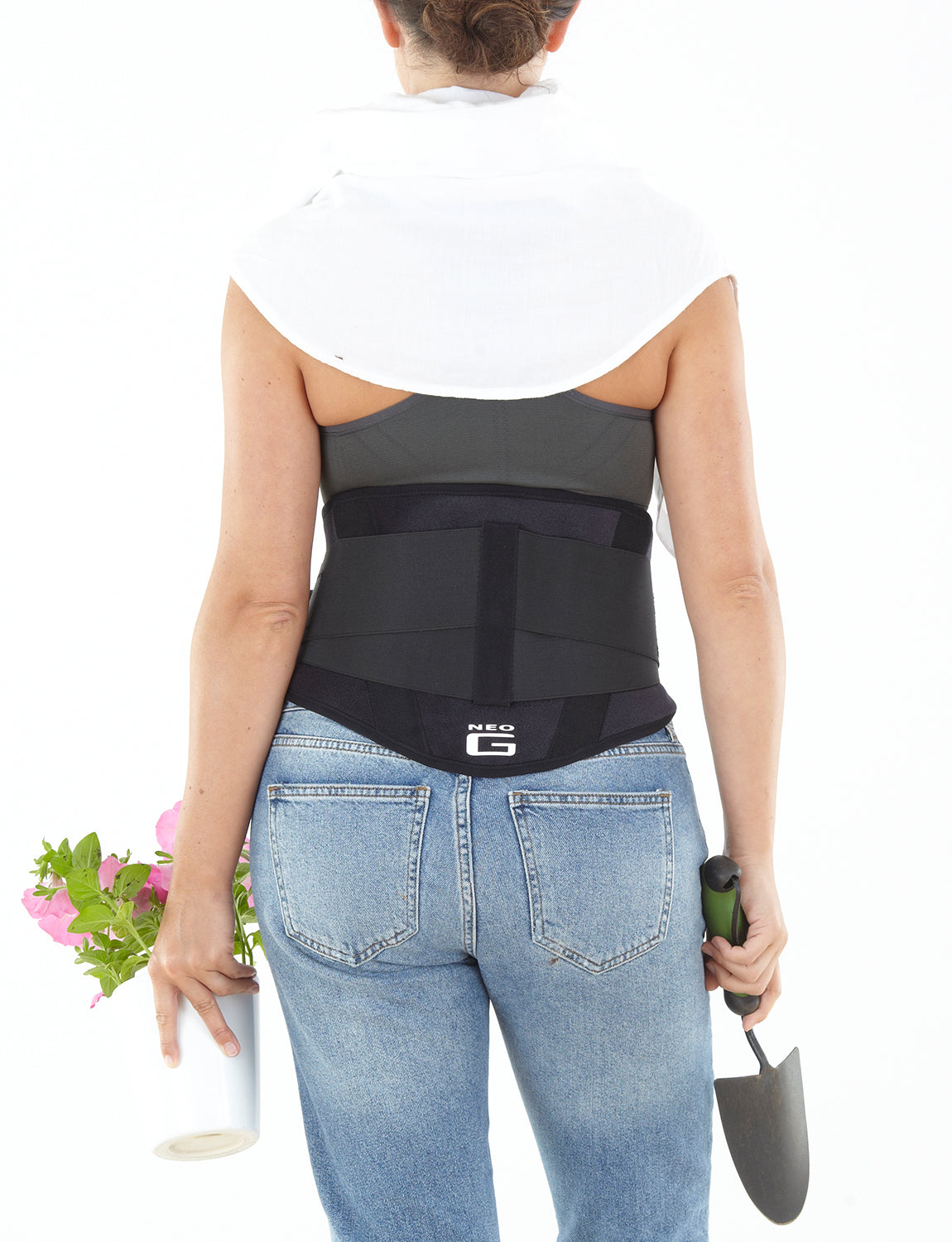 Rdeghly Adjustable Lumbar Support Belt Lower Back Brace Posture