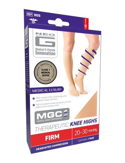Neo G Therapeutic Knee Highs (Closed Toe) box