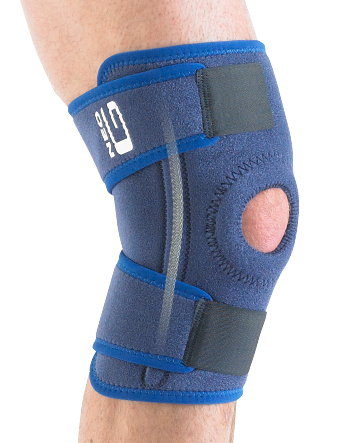 Knee Brace by ComfyMed Premium Adjustable Compression Support Sleeve  CM-KB19 for Sport or Pain Relief